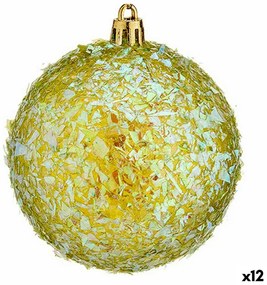 Σετ Χριστουγεννιάτικες Μπάλες Krist+ Πράσινο Πλαστική ύλη (12 Μονάδες)