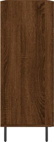 vidaXL Ντουλάπι Καφέ Δρυς 69,5 x 34 x 90 εκ. Επεξεργασμένο Ξύλο