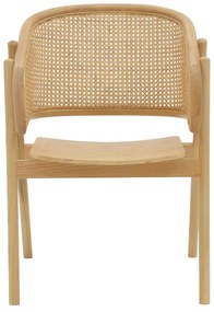 Καρέκλα - Πολυθρόνα Wenzy φυσικό μασίφ ξύλο toon 58x58x82εκ 58x58x82 εκ.