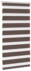 vidaXL Σύστημα Σκίασης Ρόλερ Zebra Καφέ 60 x 120 εκ.