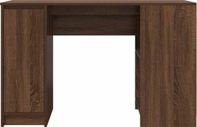 vidaXL Γραφείο Καφέ Δρυς 120x42x76 εκ. από Επεξεργασμένο Ξύλο