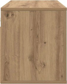vidaXL Κρεμαστό Ντουλάπι Τηλεόρασης artisan δρυς 80 x 34.5 x 40 εκ