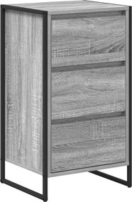 vidaXL Πλαϊνό γραφείο Γκρίζο Σονομα 42 x 36 x 75.5 εκ.