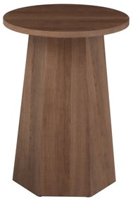 ΤΡΑΠΕΖΙ ΣΑΛΟΝΙΟΥ CARPEN HM18270 MDF ΜΕ ΕΠΕΝΔΥΣΗ PAPERWOOD Φ40x55Υεκ.