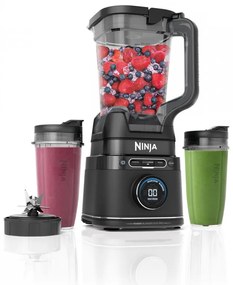Μπλέντερ Ninja Detect Power Pro & Single Serve TB301EU, 1200W, 2,1L, 10 ταχύτητες + παλμοί, BlendSense, Torque Detect, Χρονοδιακόπτης, Αναγνώριση συστατικών, Μαύρο
