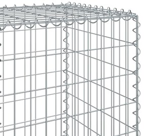 vidaXL Συρματοκιβώτιο με Κάλυμμα 800x50x150εκ. από Γαλβανισμένο Χάλυβα