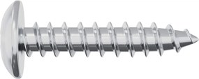 vidaXL Ξυλοβίδες 2 pcs Ασημί M4 x 20 mm Ατσάλι