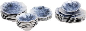 Dinner Set (24 Pieces) GBSNES24Y4101968 Blue
White