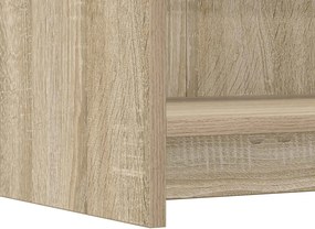 vidaXL Πλαϊνό γραφείο Sonoma Δρυς 75 x 36 x 80 εκ Επεξεργασμένο Ξύλο