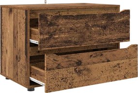 vidaXL Ντουλάπι αποθήκευσης Παλιό Ξύλο 80 x 48 x 57 εκ