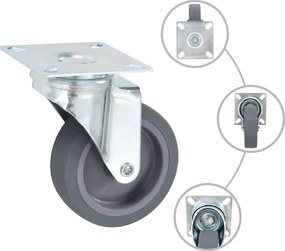 vidaXL Ρόδες Περιστρεφόμενες 32 τεμ. 75 χιλ.