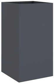 vidaXL Ζαρντινιέρα Ανθρακί 42x38x75 εκ. από Χάλυβα