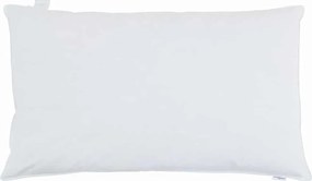 vidaXL Μαξιλάρι με μαξιλάρι 2 pcs Λευκό 40 x 80 cm Φτερό