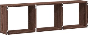 vidaXL Ντουλάπι Τοίχου Καφέ Δρυς 100x16x30 εκ. από Επεξεργασμένο Ξύλο