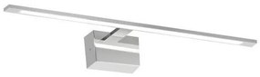 Απλίκα Φωτιστικό Μπάνιου LED 16W Νίκελ IP44 3CCT 78cm Arte Illumina Feos 144-80568 Eurolamp-144-80569-Νίκελ Ματ 144-80569