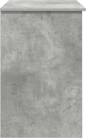vidaXL Γραφείο Σκυρόδεμα Γκρι 90 x 49 x 75 cm Επεξεργασμένο Ξύλο