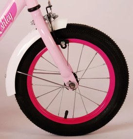 Ashley 14 Inch 22,5 cm Girls Coaster Brake Light pink/White