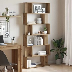 vidaXL Ντουλάπι βιβλίων Artisan Oak 80x24x192 cm Κατασκευασμένο ξύλο
