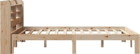 vidaXL Πλαίσιο Κρεβατιού Κεφαλάρι 150x200 εκ Μασίφ Πεύκο