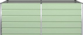 vidaXL Γλάστρα Παστέλ Πράσινο 195 x 100 x 75 εκ Επικαλυμμένος Χάλυβας