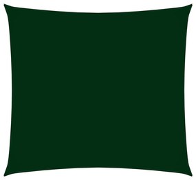 Πανί Σκίασης Τετράγωνο Σκούρο Πράσινο 5 x 5 μ από Ύφασμα Oxford - Πράσινο