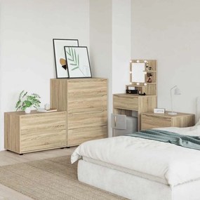 vidaXL Ντουλάπι αποθήκευσης Δρύς Sonoma 80 x 48 x 57 εκ