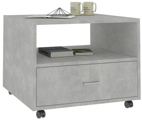 vidaXL Τραπεζάκι Σαλονιού Γκρι Σκυρ. 55x55x40 εκ. Επεξεργασμένο Ξύλο