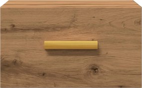 vidaXL Κομοδίνο Επιτοίχιο Αρτισιανή Δρυς 35 x 35 x 20 εκ.