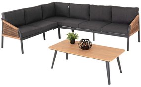 Σαλόνι Κήπου Maerly (Σετ 3Τμχ) HM6140.02 Anthracite Six Seater
