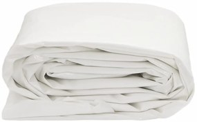 vidaXL Μουσαμάς Λευκός 5 x 7 μ. 650 γρ./μ²