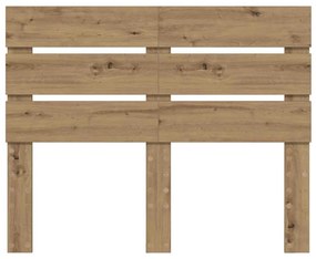 vidaXL Κεφαλάρι Artisan Oak 135 cm Επεξεργασμένο ξύλο