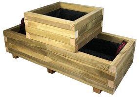 Tesias Ζαρντινιέρα δύο επιπέδων Νο1 90x40x40-Tesias  TES-140