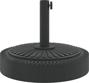 vidaXL Βάση Ομπρέλας Ασημί για Ιστό Ø38/48 χιλ. 25 κ. Γρανίτη