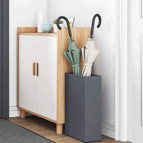 vidaXL Βάση ομπρέλας βροχής Ανθρακί 28 x 12 x 41 εκ Ατσάλι