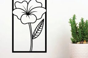 Intra απο ξύλο plywood 3mm-4mm πάχος - Flower Metal Art Wall Art File Cut Laser Δίασταση 40x50 cm INTRAFABR-65903087