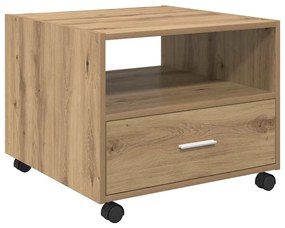vidaXL Τραπεζάκι σαλονιού with Drawer artisan δρυς 55 x 55 x 45 cm