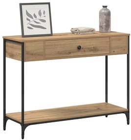 vidaXL Τραπέζι κονσόλας Other artisan δρυς 100 x 34.5 x 75 εκ.