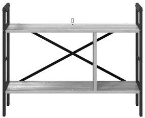 vidaXL Ράφι Βιβλίων Γκρίζο Σονομα 75 x 30 x 58,5 εκ.