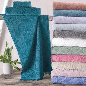 Πετσέτα Σώματος (70x140) Rythmos Sienna SS2025 500gsm Γκρι