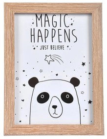 Παιδικό Καδράκι/Κορνίζα L-C Wild Kids Panda 6CAD072