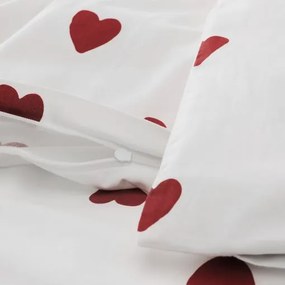BARNDRÖM παπλωματοθήκη και μαξιλαροθήκη/μοτίβο καρδιά, 150x200/50x60 cm 905.958.74