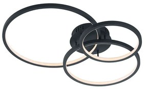 Φωτιστικό Οροφής - Πλαφονιέρα Led Aaron RGBW 652710342 Anthracite Trio Lighting Metal
