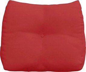 vidaXL Μαξιλάρι Πλάτης Κόκκινο 60 x 24 x 50 εκ ύφασμα