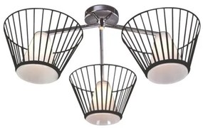 Φωτιστικό Οροφής Μεταλλικό 3X40W G9 IP20 ACA-C014103SB-Μαύρο C014103SB