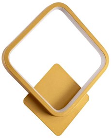 Φωτιστικό Τοίχου - Απλίκα Lena 61081 Led 12W 25x5,5x29,5cm Gold Matt GloboStar Aluminium