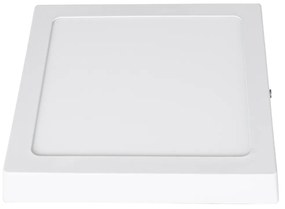 GloboStar® 60205 Εξωτερικό LED Panel 22x22cm 20W 2060lm 120° AC 220-240V IP20 Μ22 x Π22 x Υ3cm Θερμό Λευκό 2700K - 3 Χρόνια Εγγύηση