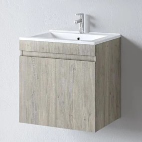 Πάγκος μπάνιου με Νιπτήρα OMEGA 65 Beige 62x44x57 εκ. 62x44x57 εκ.
