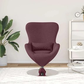 vidaXL Κάθισμα-αυγό Μοβ 63 x 73 x 90 εκ ύφασμα
