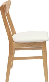 vidaXL Καρέκλες φαγητού 2 pcs Φυσικό 42 x 47.5 x 81 εκ