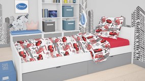 DIMcol ΣΕΝΤΟΝΙΑ ΕΜΠΡΙΜΕ ΣΕΤ 3 τεμ ΠΑΙΔ Cott/Pol 70/30 160Χ240 Speed Racer 290 Rotary Print 1924685225029098